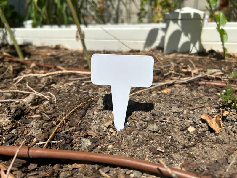 Simple Garden Label