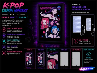 Kpop Demon Hunters 6 color Lightbox 2