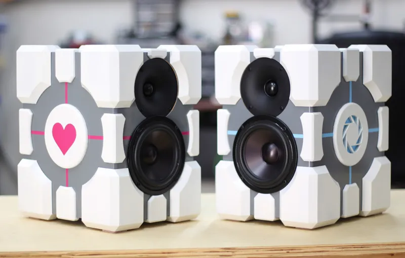 Companion Cube Speakers - C-Note