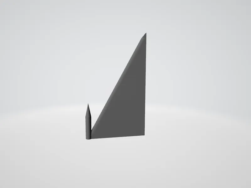 aileront pour fusée miniature / fusée a eau