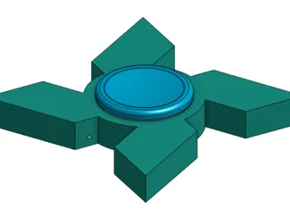 4 Bladed Fidget Spinner