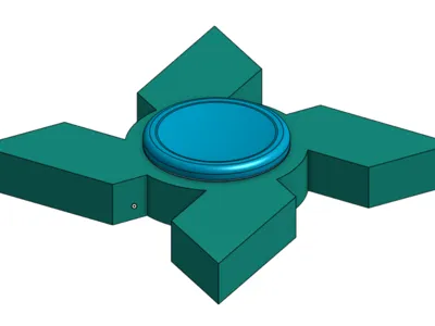 4 Bladed Fidget Spinner