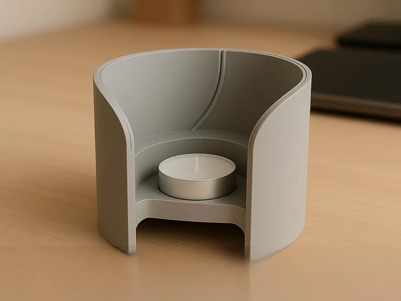 Portacandele 3D Minimal per Tea Light