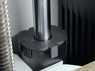 H2D Z Axis Dust Cover (Rod On Build Plate)