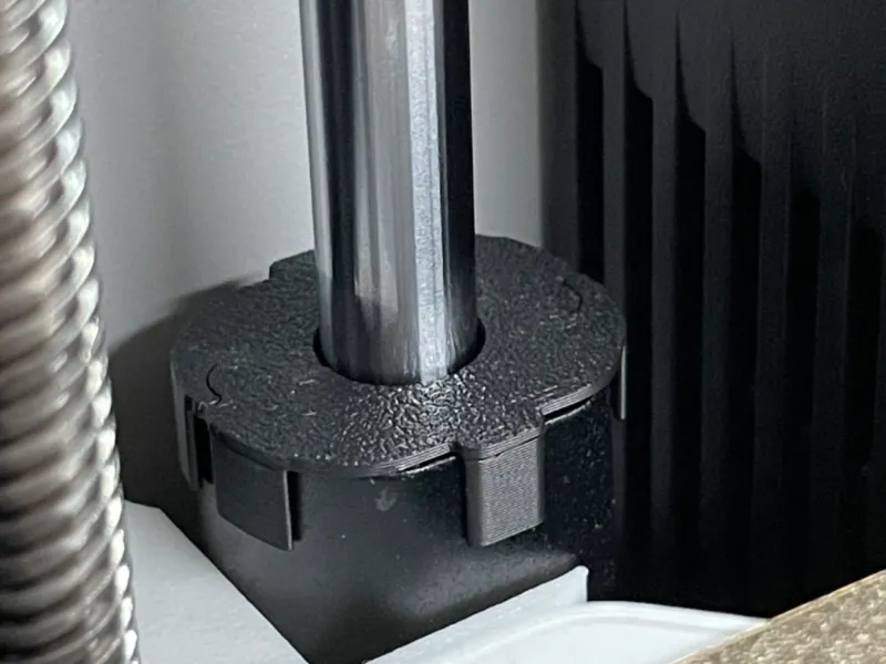 H2D Z Axis Dust Cover (Rod On Build Plate)
