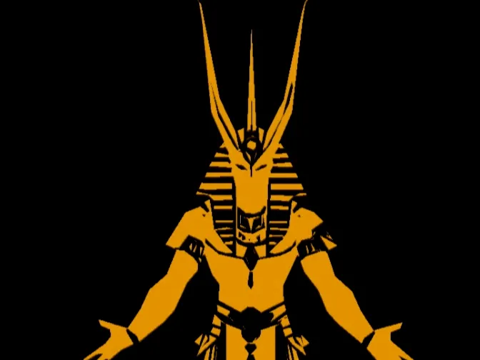 ANUBIS Book Stand.Resizable Sticker 3D