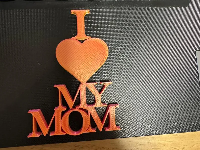 I love my mom 