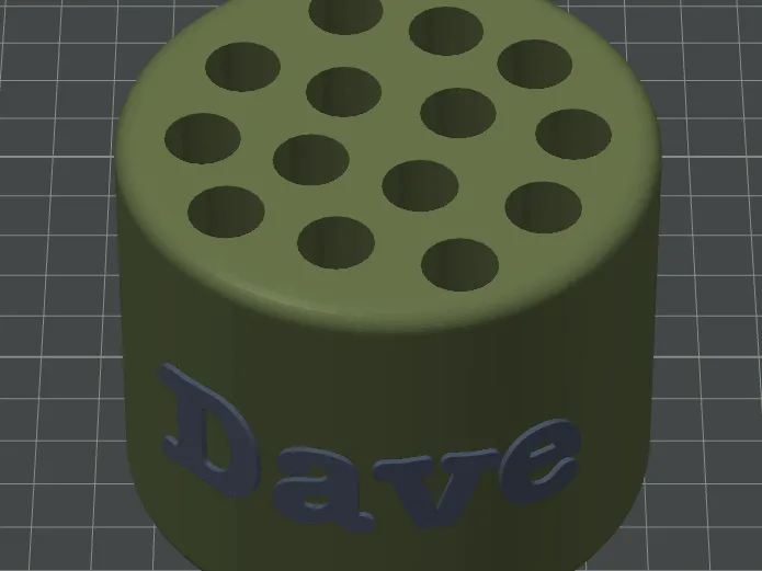 Custom Name Pencil Holder