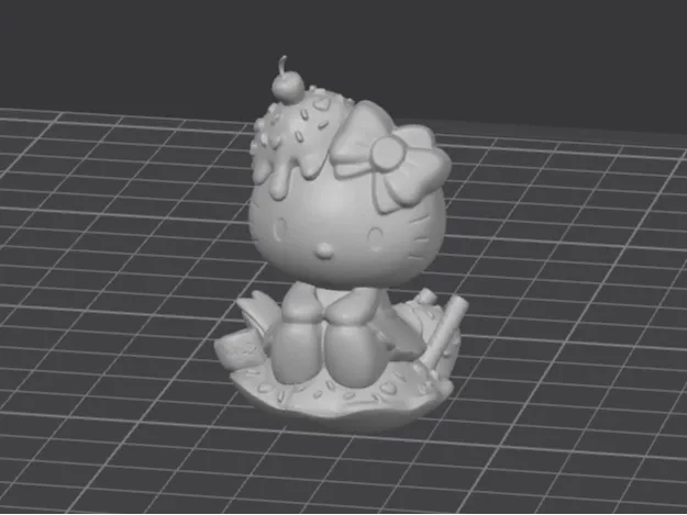 Hello Kitty - Free 3D Print Model - MakerWorld