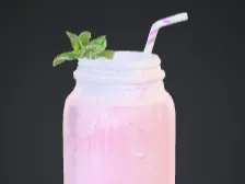 - aesthetic pink lemonade jar -