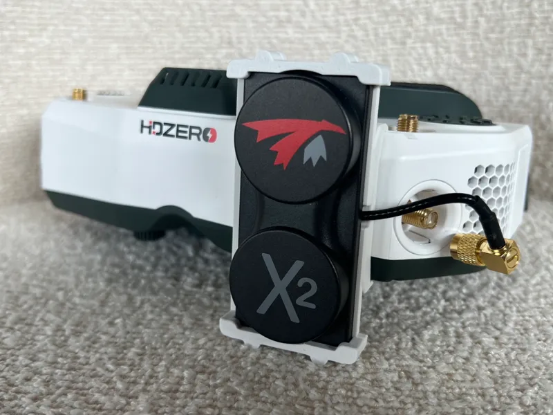HDZero Googgle TrueRC X2 AIR 5.8 MK II Adapter