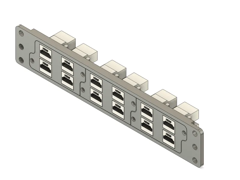 10' - 1U - 3P - 12 x Keystones