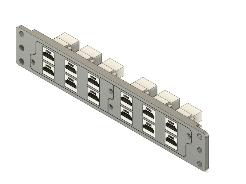 10' - 1U - 2P - 12 x Keystones