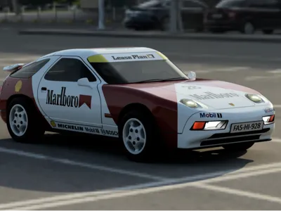 porsche 928 3d model