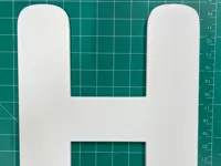 Lettre H décorative — photo 1
