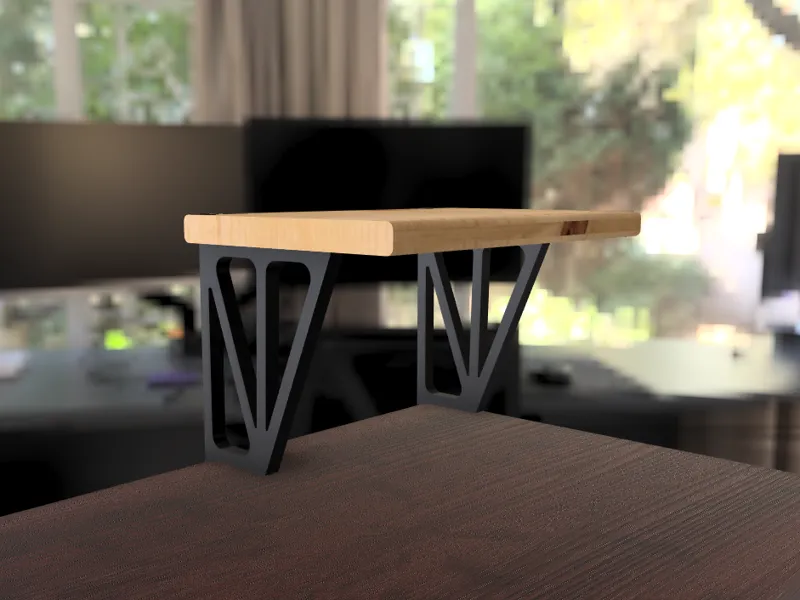 Desk laptop/screen raiser