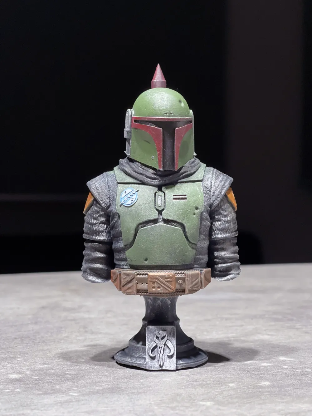 3Dプリント ボバ・フェットの胸像 - 無料3Dモデル -MakerWorld