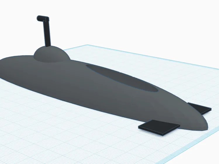submarine pencil cup