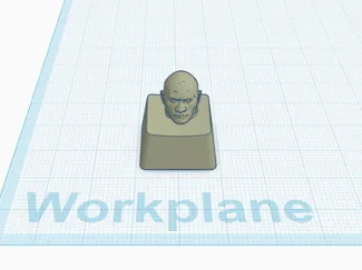 The Rock  key cap