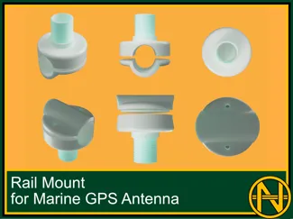 Rail Mount for Marine GPS Antenna
