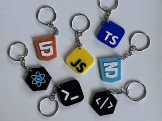 Web Developer Keychains