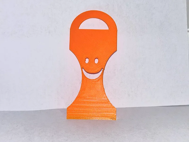 smiley face bed scraper with handle