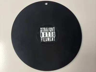 Straight Outta Filament Vinyl Decoration