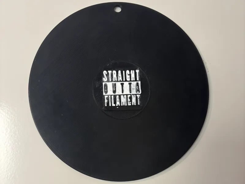 Straight Outta Filament Vinyl Decoration