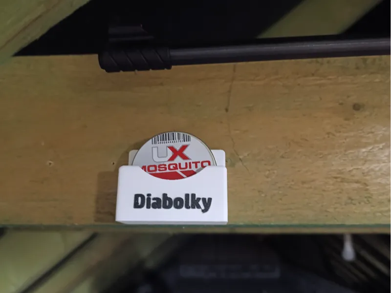 Air rifle pellets wall holder