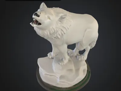 Howling wolf