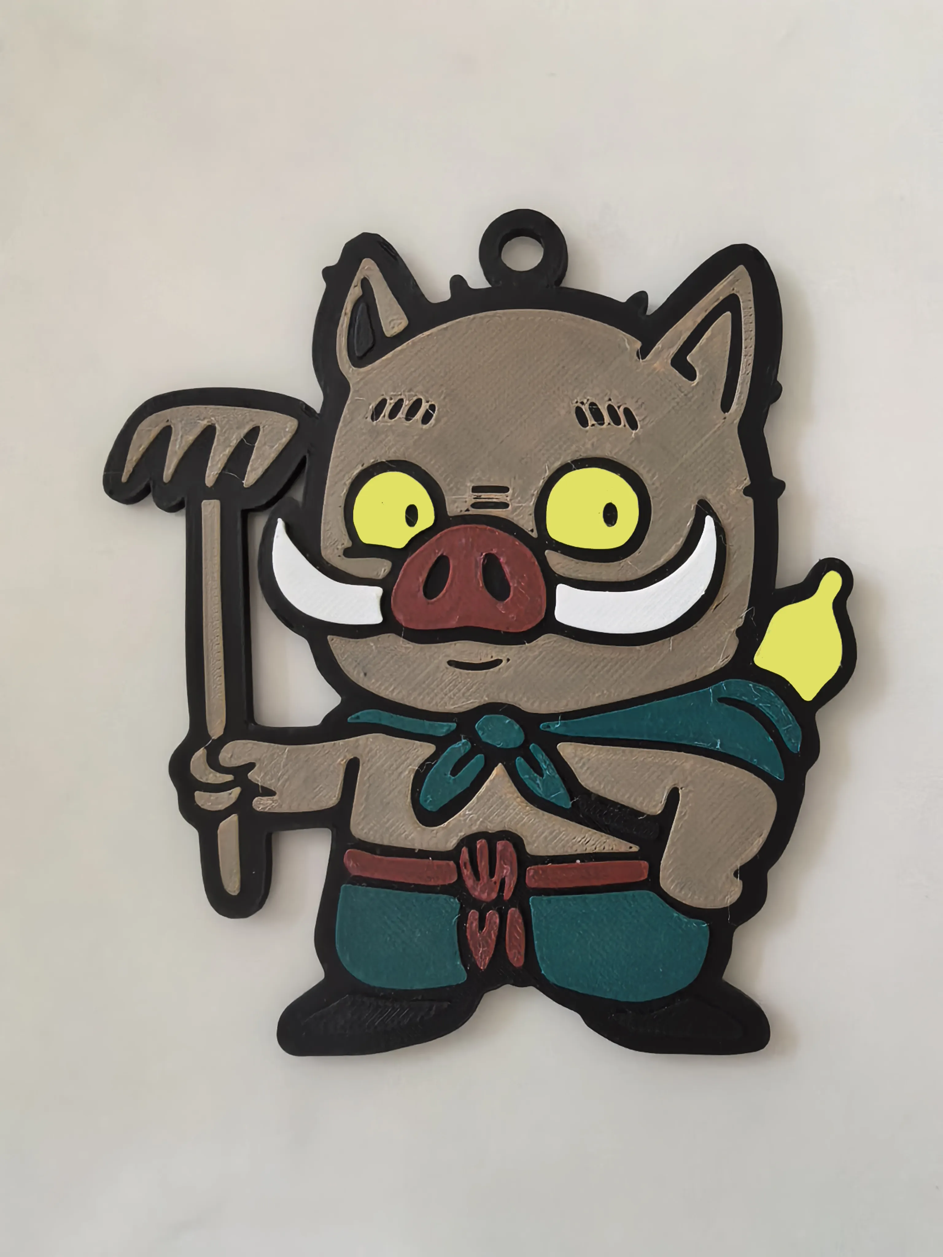 Weasel Key Chain Langlang Mountain Little Demon Weasel Keychain by 琰 MakerWorld ...