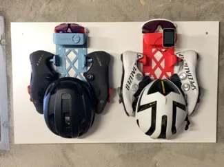 Support présentoir pour équipement de vélo