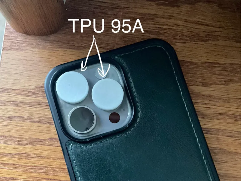 Simple TPU Phone Lens Cap