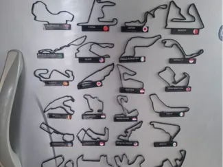 F1 Track Magnets  Circuit Collection