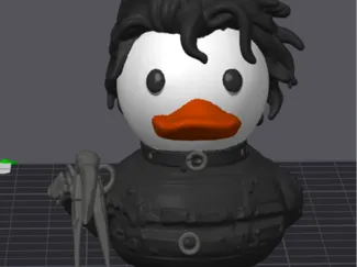 Edward Scissorhands Duck (Edward Scissorduck)