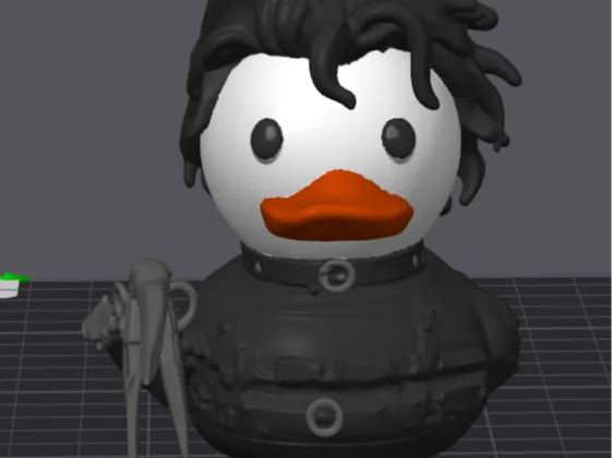Edward Scissorhands Duck (Edward Scissorduck)