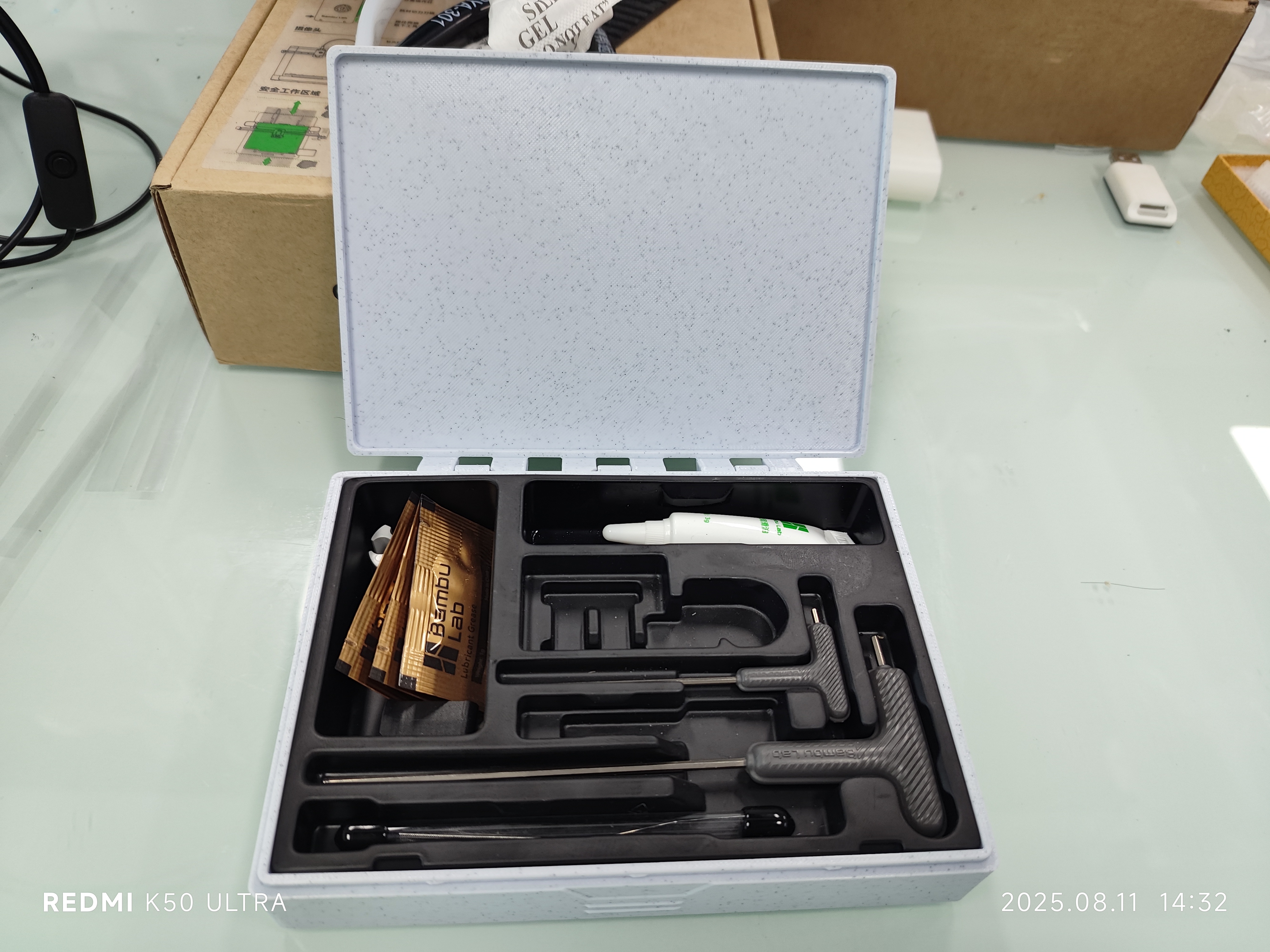 3Dプリント A1/A1mini アクセサリーボックス/ツールボックス、純正