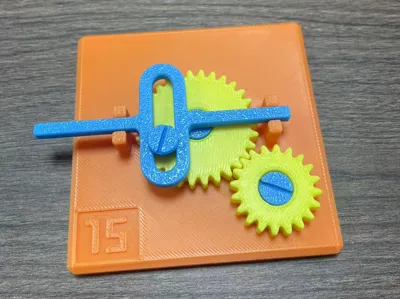 Gear Structure Assembly Toy - 15_Gear Linear Motion