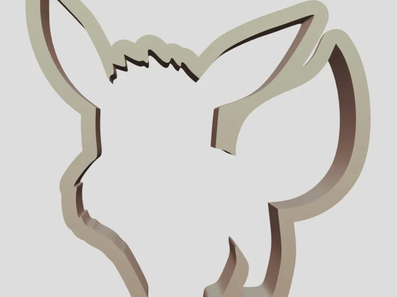 Eevee cookie cutter