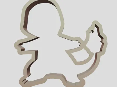 Charmander cookie cutter