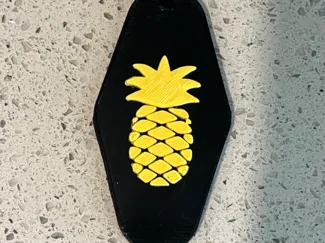 Pineapple keychain