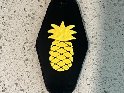 Pineapple keychain