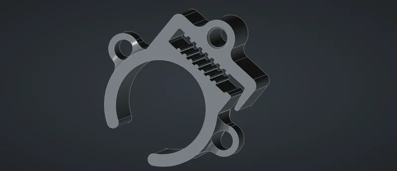 FLSun T1 Pro Hose Clip with mounting eyes