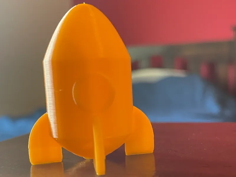 Cute Little Rocket Ship