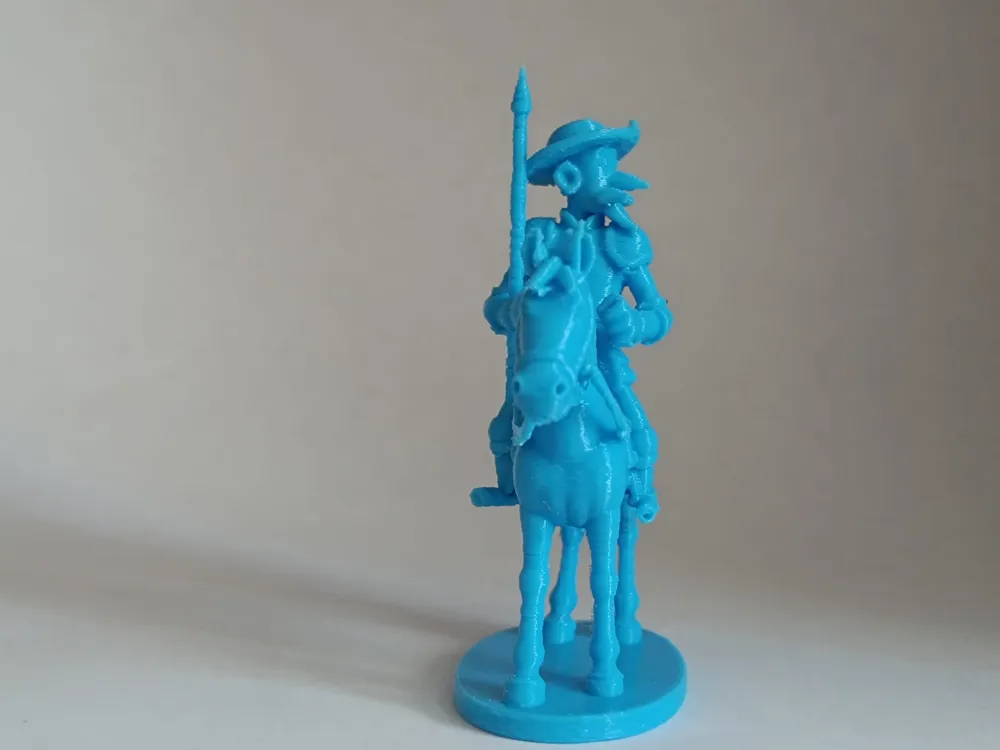Don Quixote and Sancho on Horseback - Free 3D Print Model - MakerWorld