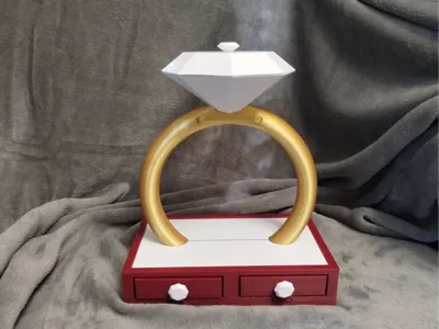 Diamond Ring Jewelry Box