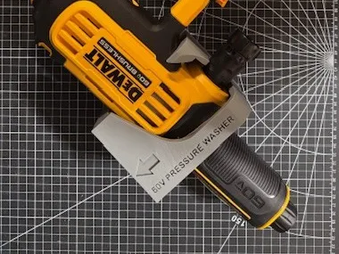 Wall Mount for 60V DeWalt Pressure Washer