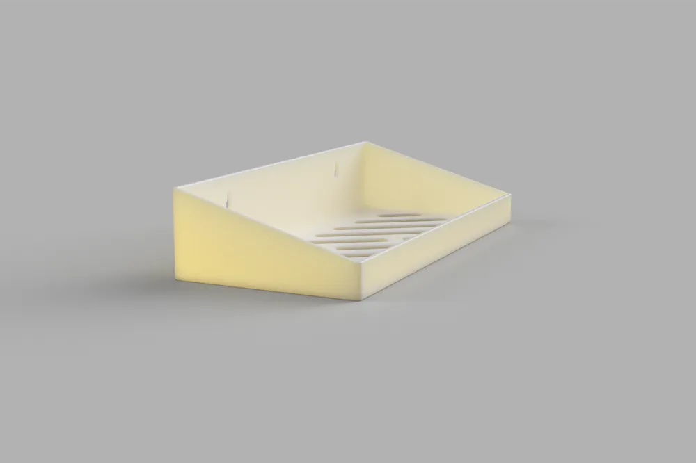 Wall-mounted Multi-functional Storage Rack - Free 3D Print Model ...