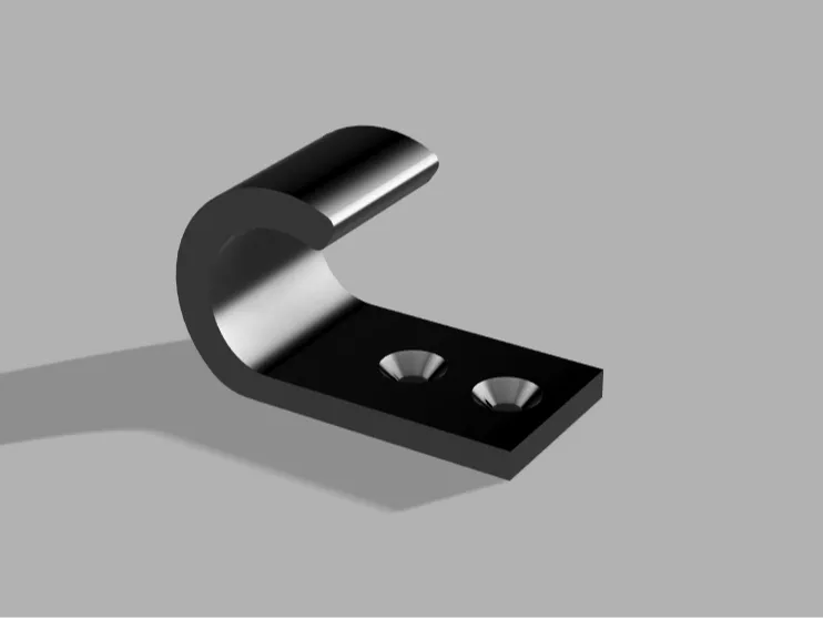 Remote control holder for hospital beds