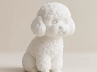 泰迪犬 贵宾犬 创意装饰摆件